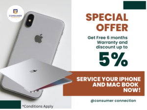 consumer connection iphone and macbook repair